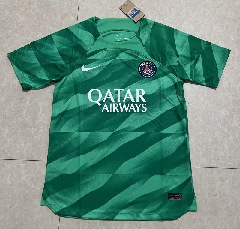 AAA Quality Paris St Germain 23/24 GK Green Soccer Jersey